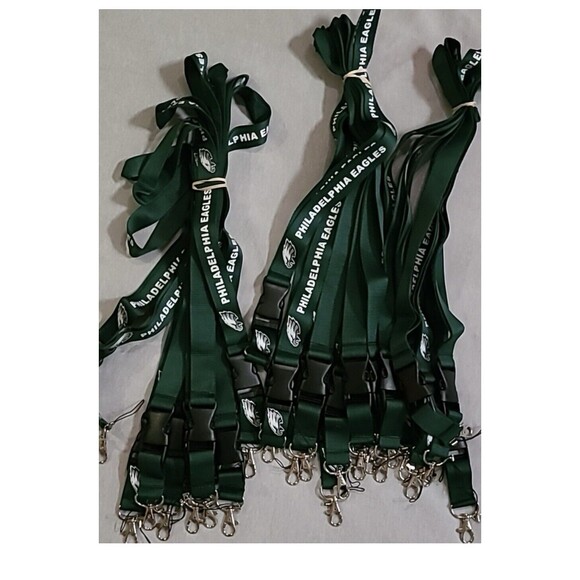 Philadelphia Eagles Lanyard NFL Football Playoffs NFC Superbowl Champions - Picture 4 of 4